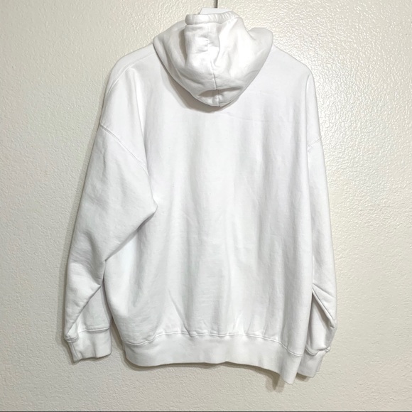 Brandy Melville White New York Christy Hoodie - Picture 6 of 16